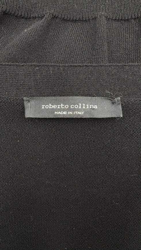 Cardigan in cotone nero