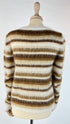 Maglione mohair a righe