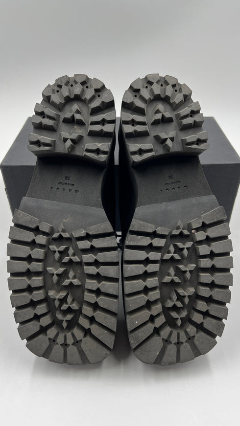 Scarpa stringata con platform N.38