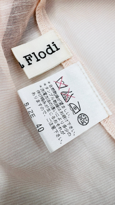 Camicia inserto pizzo con cartellino