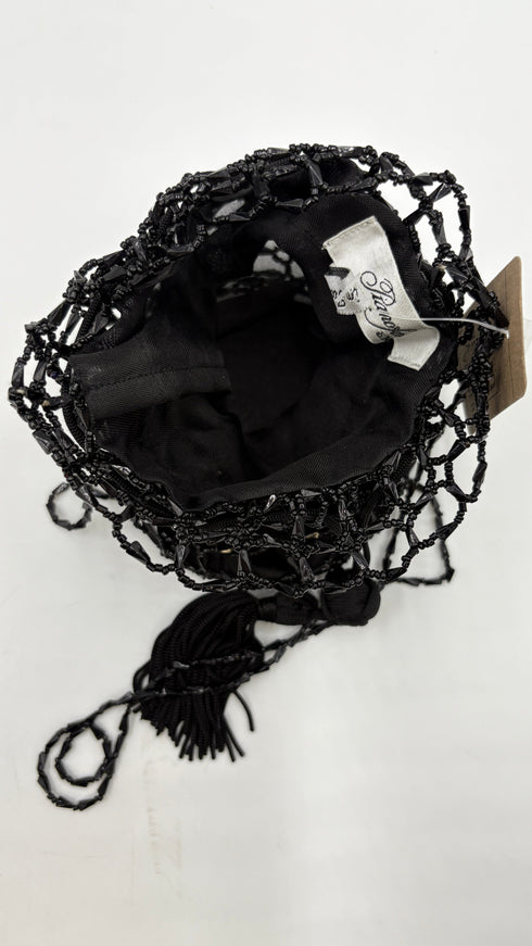 Borsa nera con perline