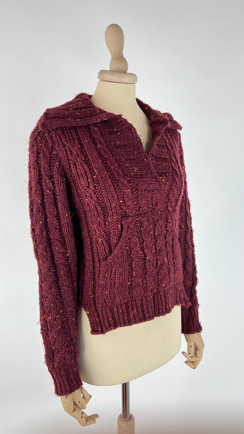 Maglia collo camicia