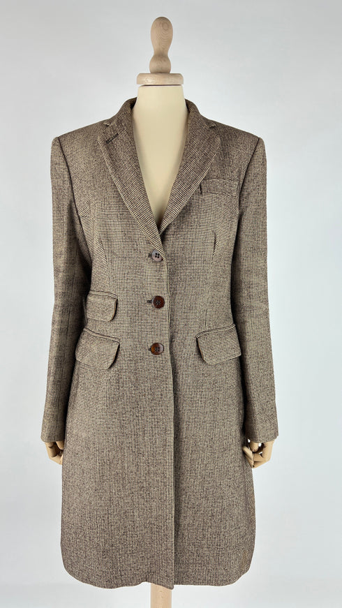 Cappotto vintage piè-de-poule