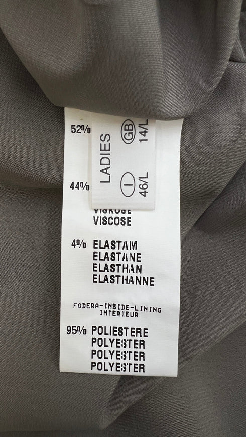 Abito lungo frange metalliche