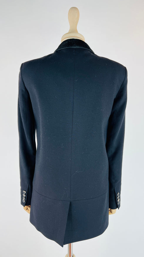 Blazer collo in cavallino