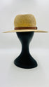 Cappello nastro in pelle con fibbia