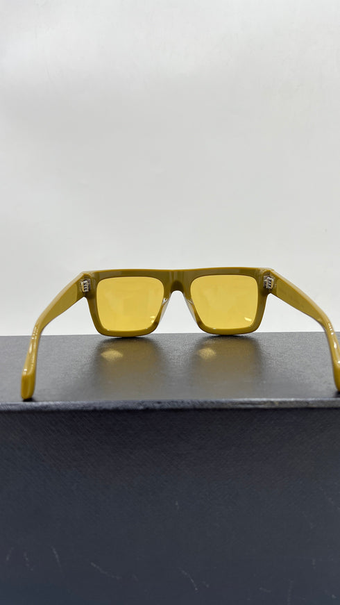 Occhiali in acetato verde oliva