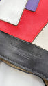 Borsa pelle patchwork