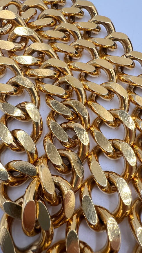 Cintura catena oro logo