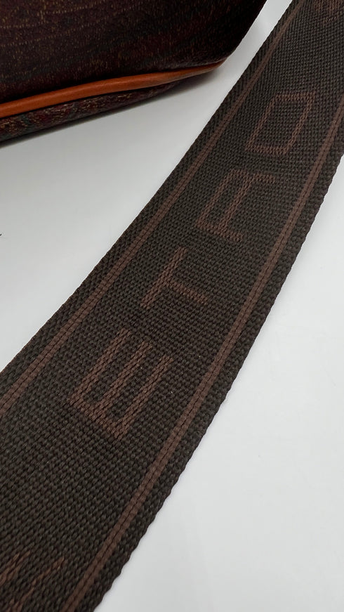 Borsa paisley in pelle con tracolla