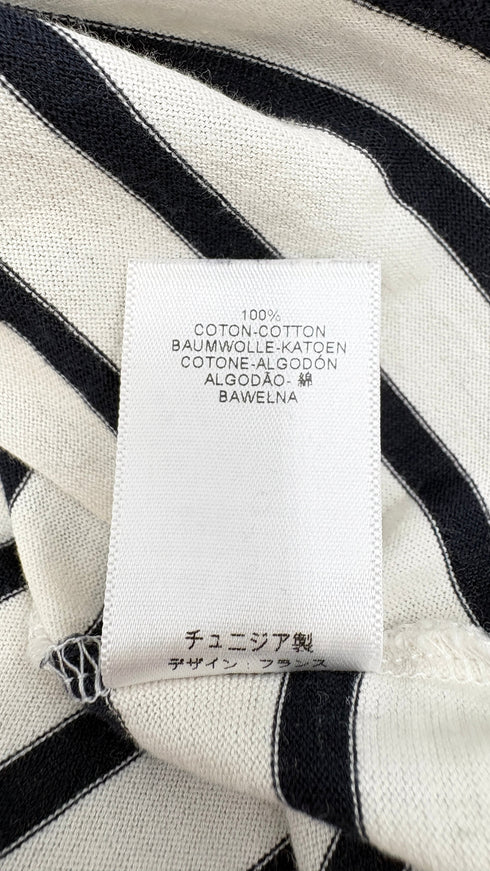 Longsleeve a righe bianche e blu