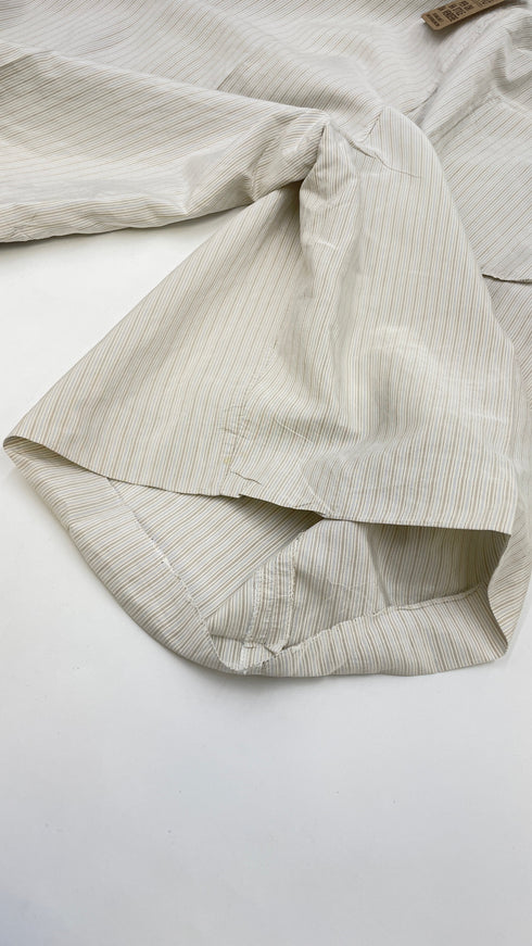 Shorts in seta a righe