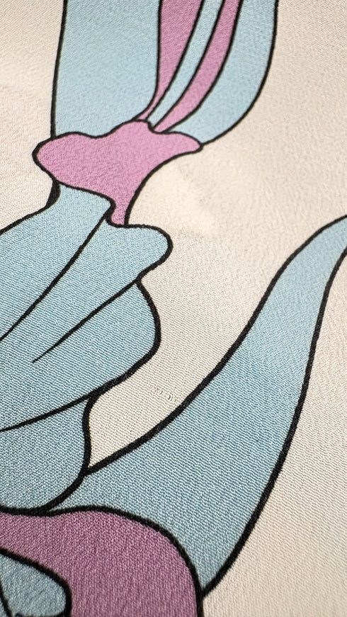 Camicia floreale in seta