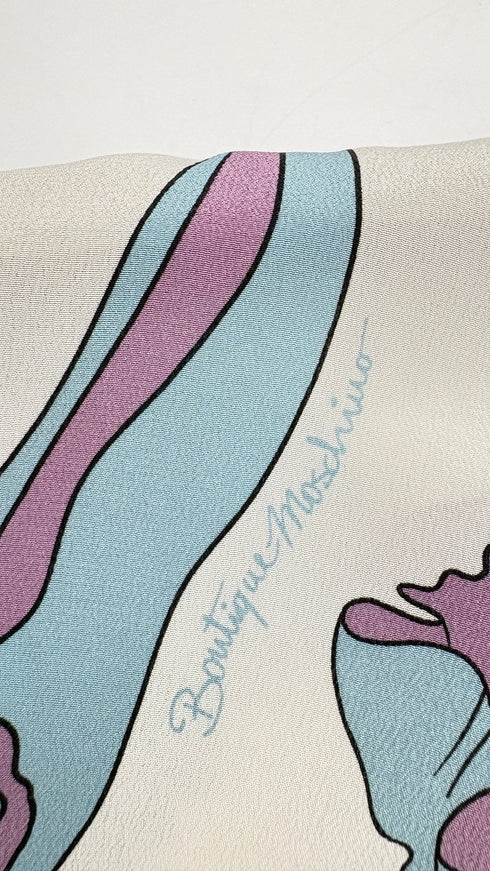 Camicia floreale in seta