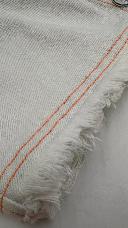 Gilet cropped sfrangiato