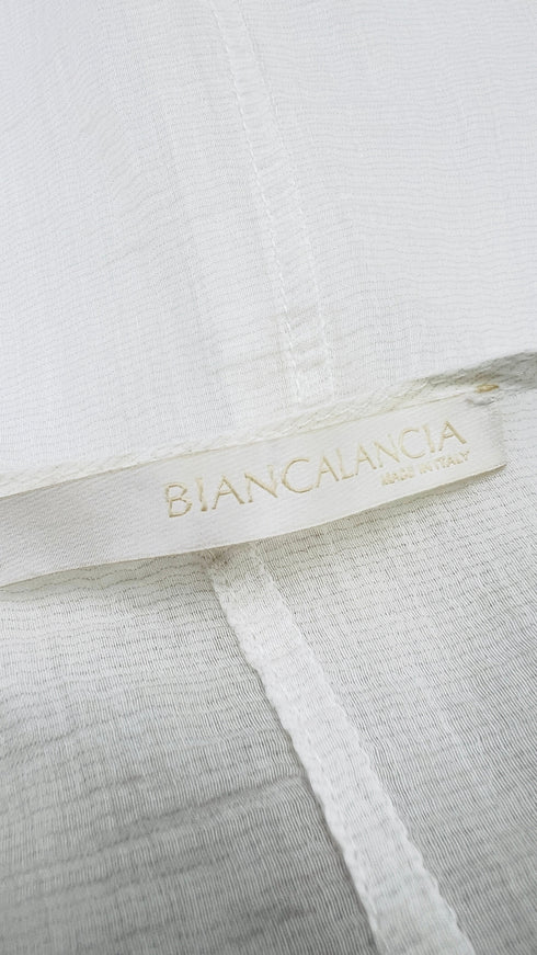 Top in popeline di cotone