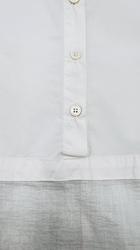 Top in popeline di cotone