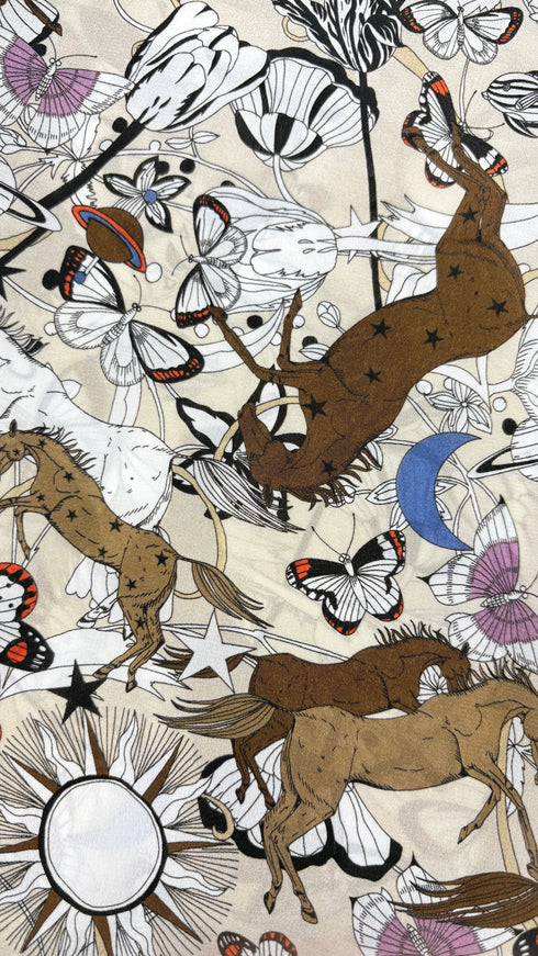 Camicia in seta stampata