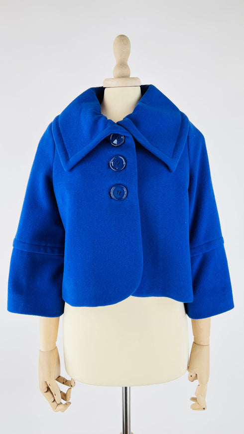 Giacca cropped maniche corte