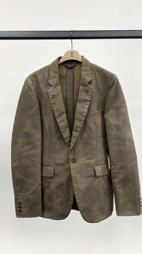 Blazer monopetto camouflage