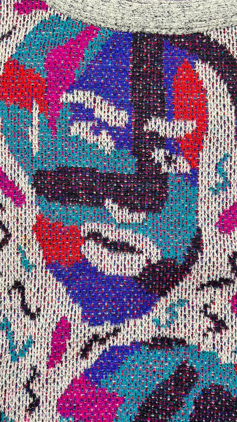 Maglione vintge Pop Art Faces