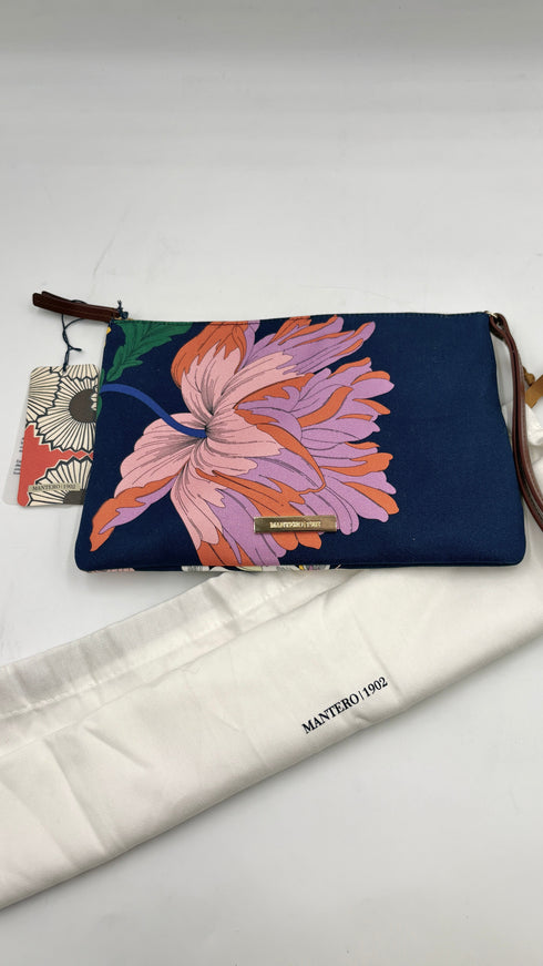 Pochette a fiori con cartellino
