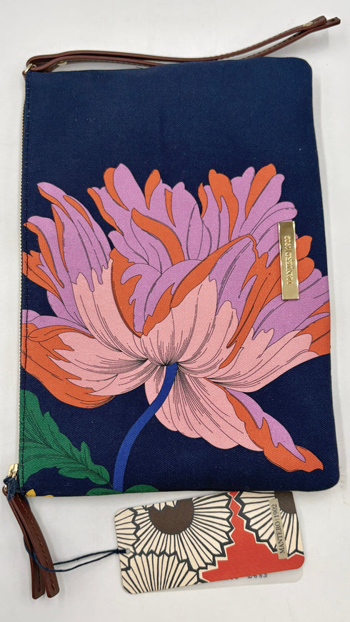 Pochette a fiori con cartellino
