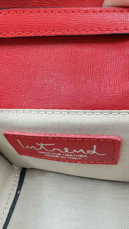 Mini-bag in pelle rossa