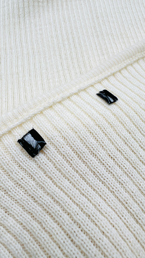 Cardigan con inserto in pizzo