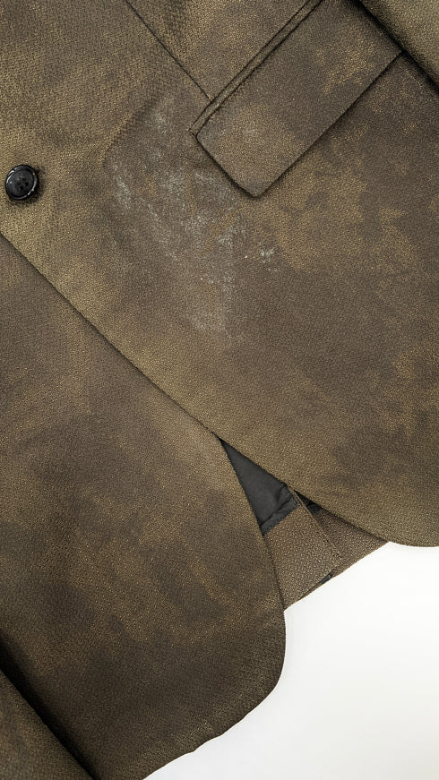 Blazer monopetto camouflage