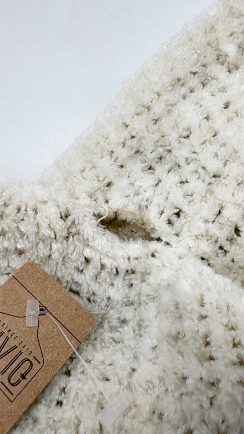 Giacca bianca in ciniglia