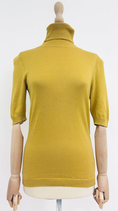 Dolcevita in seta-cotone