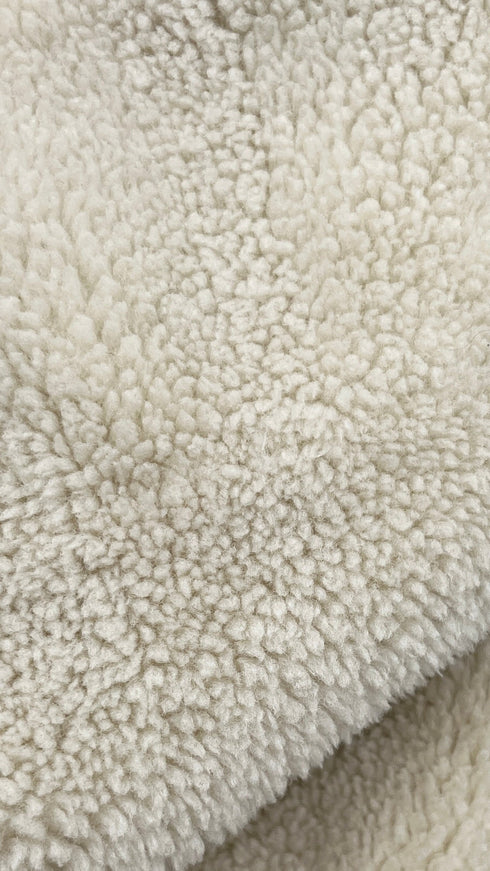 Cappotto teddy bianco