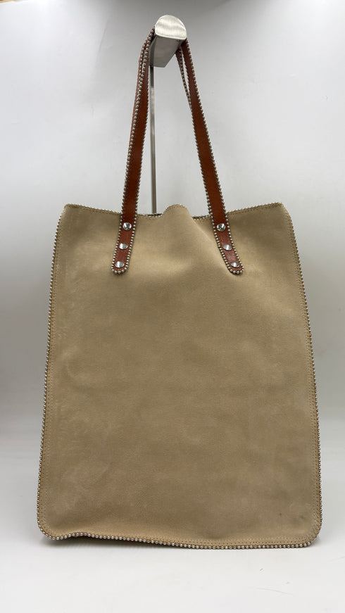 Tote-bag animalier in suede