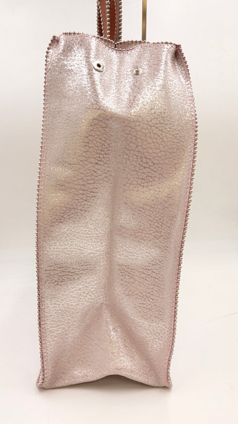 Tote-bag laminata con cartellino