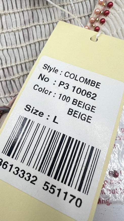 Abito maxi stampa paisley con cartellino