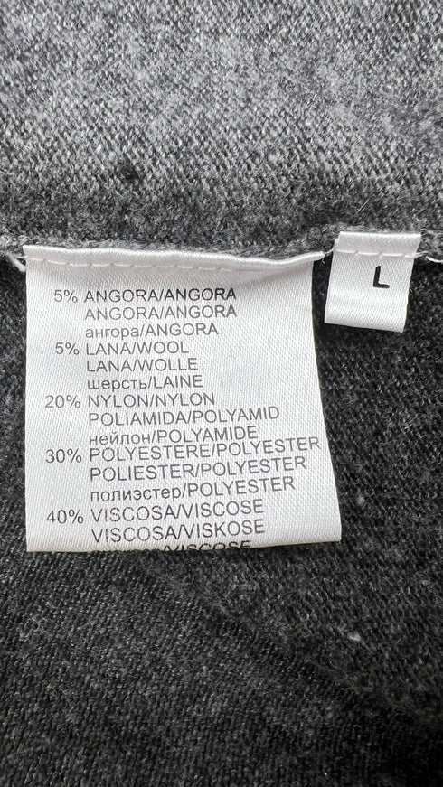 Cardigan gircollo colorblock