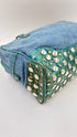 Borsa in jeans con borchie