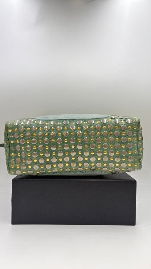 Borsa jeans e borchie