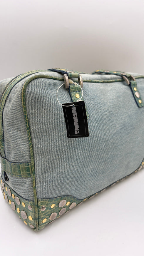 Borsa jeans e borchie