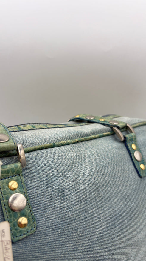 Borsa jeans e borchie