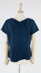 Blusa navy scollo incrociato