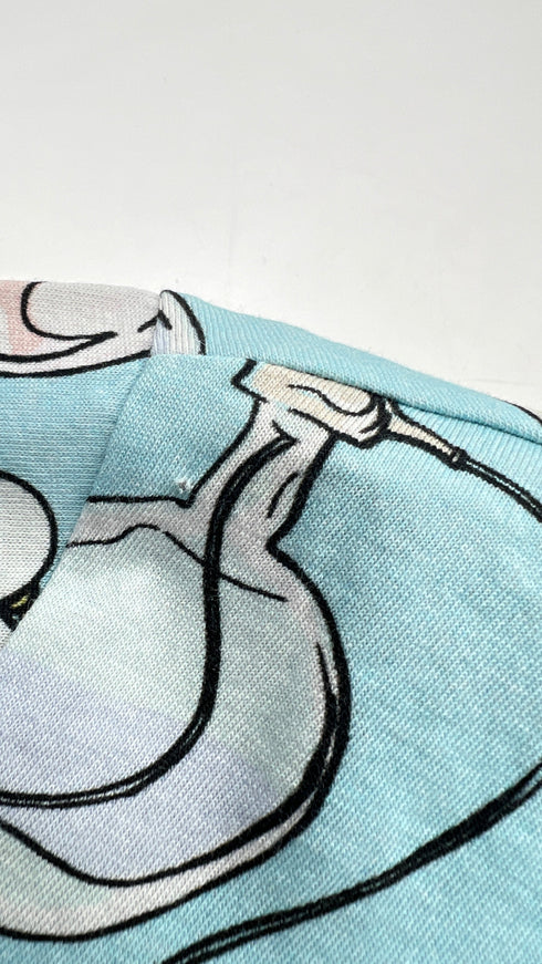 T-shirt girocollo in cotone stampato