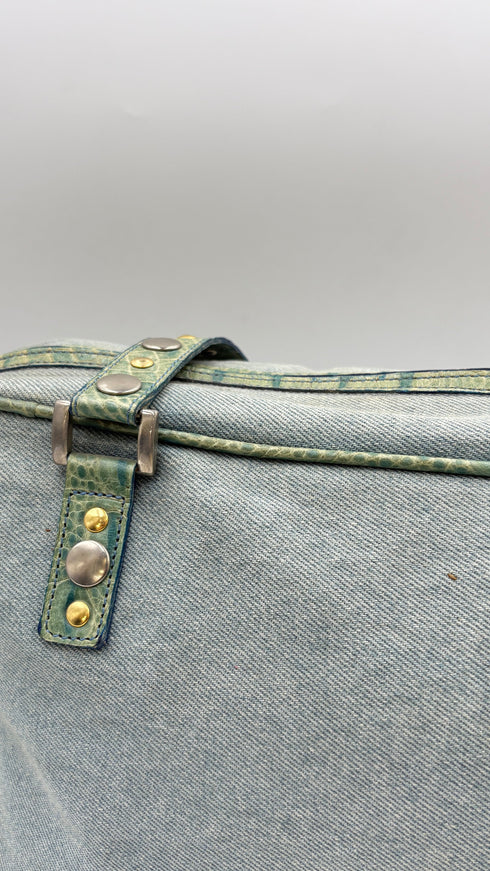 Borsa jeans e borchie