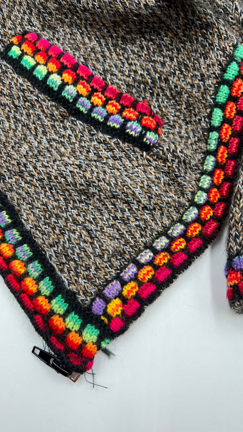 Cardigan con cappuccio