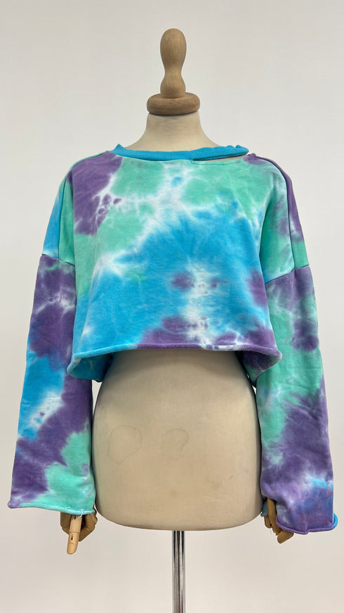 Felpa cotone tie-dye