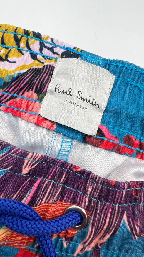 Pantaloncino da mare a fiori