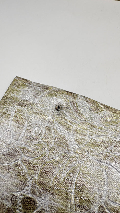 Tote-bag stampa giungla con cartellino