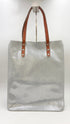 Tote-bag laminata azzurra
