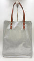 Tote-bag laminata azzurra